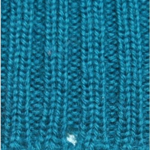 VTG Pendleton Wool Cable Knit Cardigan Womens S Teal Heritage Classic Layering - Picture 7 of 7